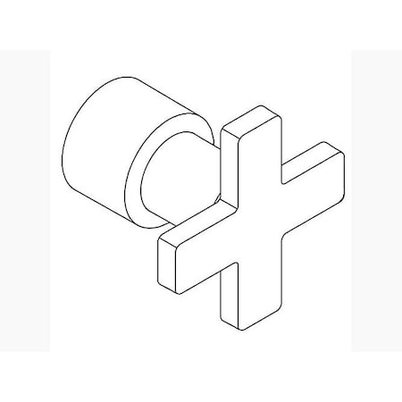 Kohler Assembly, Handle, Cross 1249170-2MB